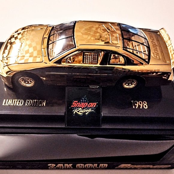 Snap-on 1998 1:24 Die Cast 24K Gold-Plated #98 Monte, Ltd Edn 368 of 10,000 NEW! - Picture 2 of 15